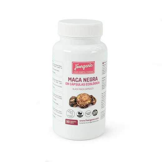 Maca noire ECO en capsules, 90 unités