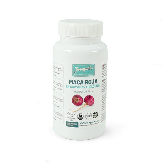 Maca rouge ECO en capsules, 90 unités