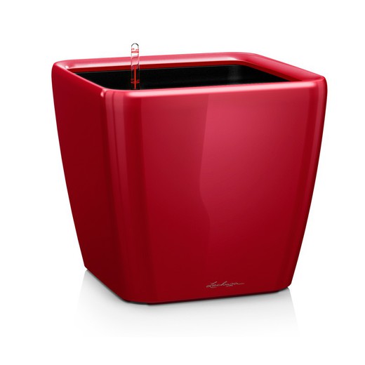 Autowire bloempot Lechuza Quadro Premium 21 LS complete set Scarlet Red