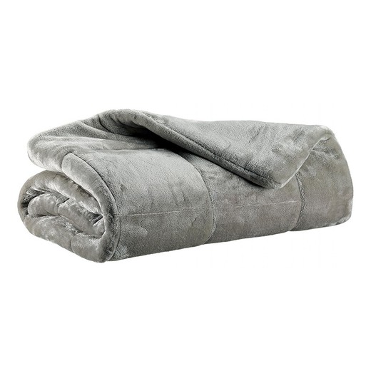 Coperta in poliestere grigio perla, 260 x 225 cm | Meglio