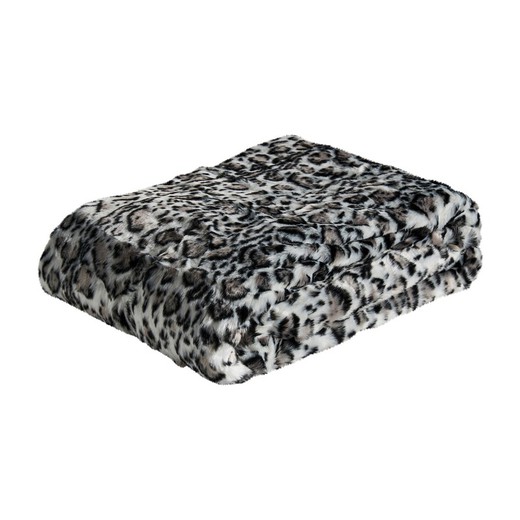 Cobertor Leopardo Branco, 200x220x1cm