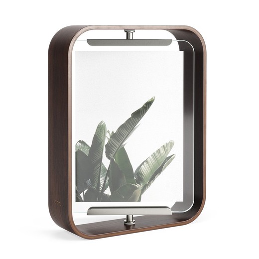 Natural beech and glass photo frame, 19 x 24 x 5 cm | Bellwood