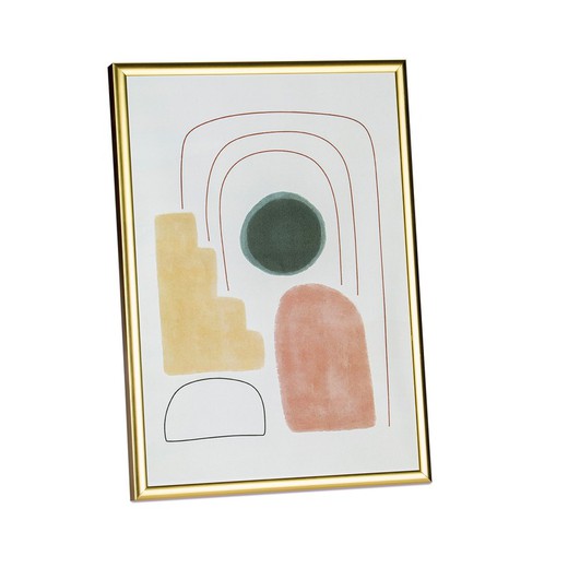 Gold Aluminum Wall Picture Frame, 16" x 20" x 3/4" | Abstract
