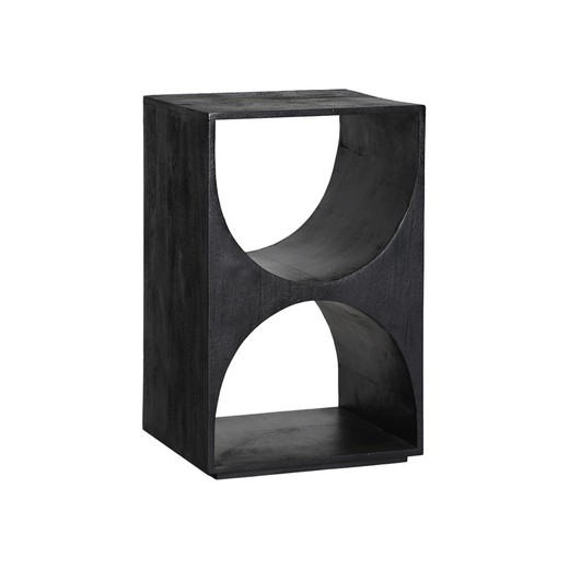 Βοηθητικό τραπέζι από μαύρο μάνγκο, 35 x 30 x 55 cm | Κιρίλα