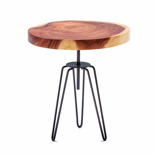 Table d'appoint en bois Ø48x53 cm