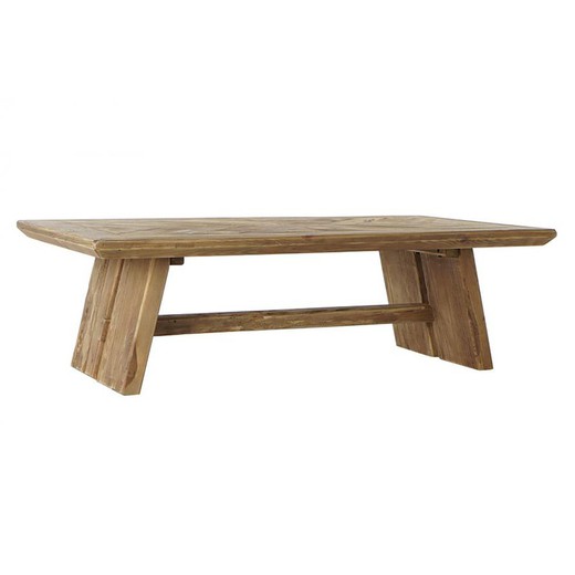 Tavolino in legno riciclato, 130x70x40cm