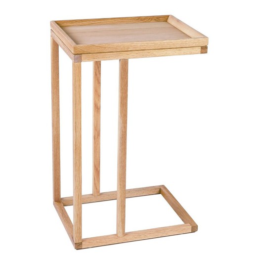Oak Side Table, 45x35x70cm