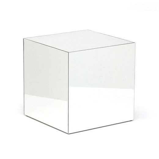 Πλευρικό τραπέζι καθρέφτη, 45x45x45 cm