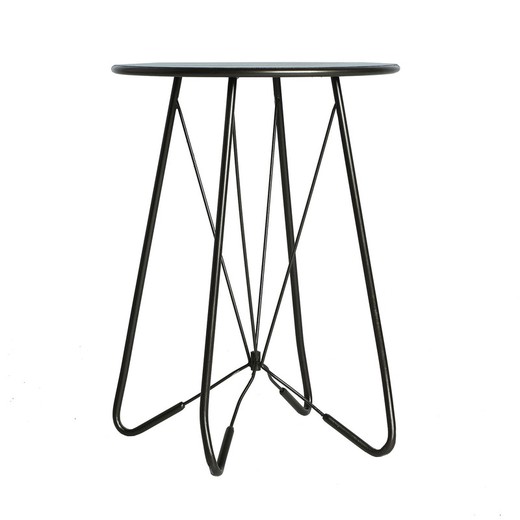 Lincoln Side Table in iron, 45x45x61 cm