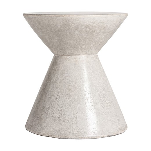 Table d'appoint Telfs en ciment gris, 43 x 43 x 48 cm