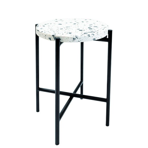 Terrazzo Side Table 43.5x43.5x50 cm.