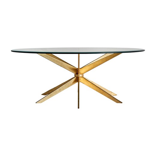 Lauw Gold Iron Coffee Table, Ø107x41cm