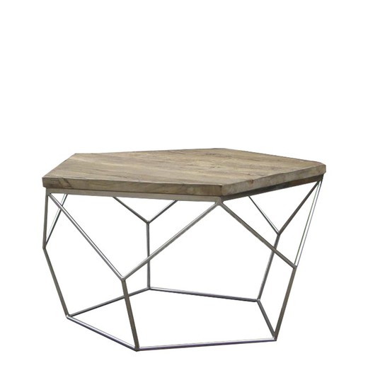 Table basse en bois, 80x80x42 cm