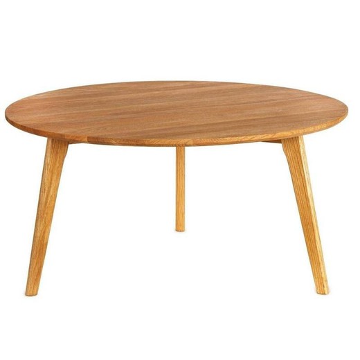 Tavolino in rovere, Ø80x40cm
