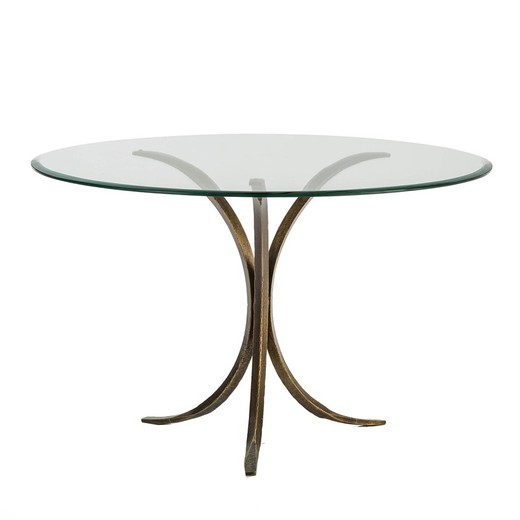 Crystal dining table, Ø120x77 cm