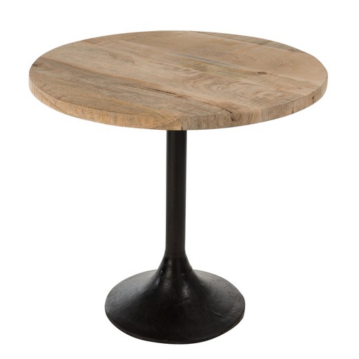 Mesa de jantar de madeira, 65x65x60 cm