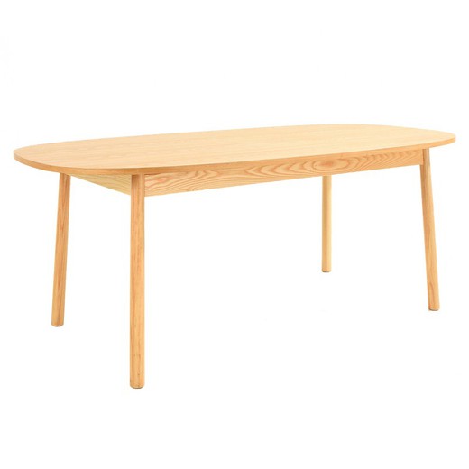 Dining table. Natural wood (180 x 95 x 72.5 cm) | Beksand Series