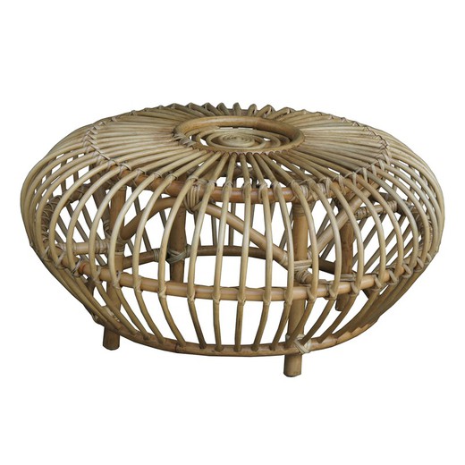 Rattan bord i natur, Ø 73 x 39 cm | Parma