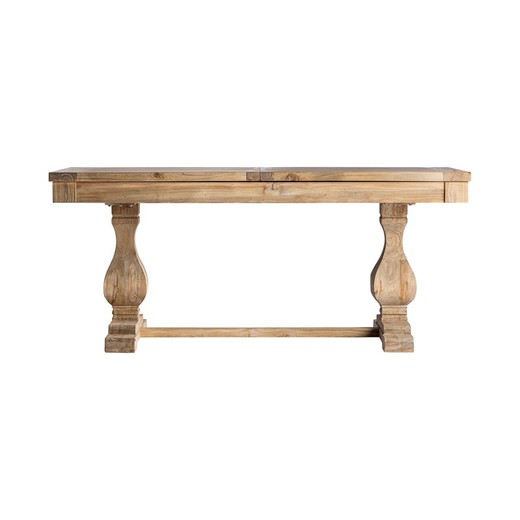 Berca Ausziehbarer Tisch aus recyceltem Ulmenholz, 160/200 x 80 x 78 cm