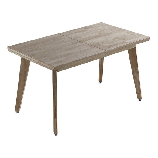 Table extensible en chêne naturel, 180 x 80 x 76 cm | Gênes