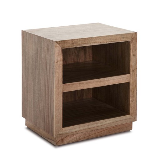 Bedside table 50x40x55 Veiled Natural Wood