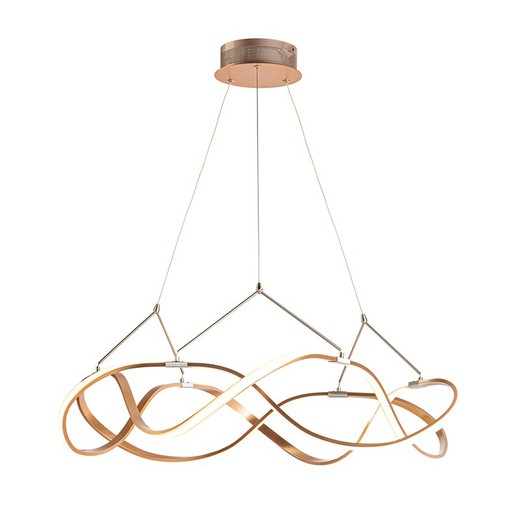 MOLLY-Gold Ceiling Lamp with LED Light, 110 x 38 cm