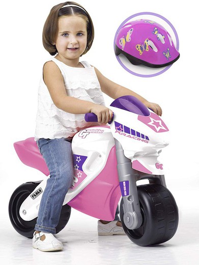 Motofeber 2 Racing Girl with multicolor helmet