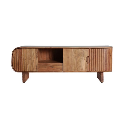 Mueble TV de madera de mango en natural, 150 x 40 x 51 cm | Blesle