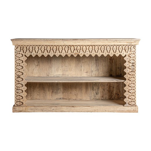 Tavel TV cabinet made of natural mango wood, 161 x 46 x 91 cm