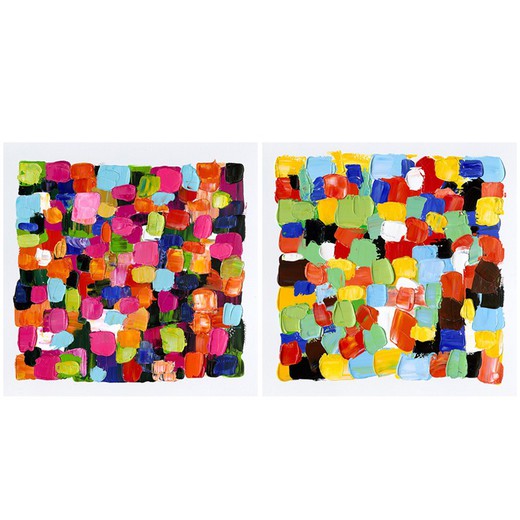 Pack of Abstract Paintings, 2 pieces