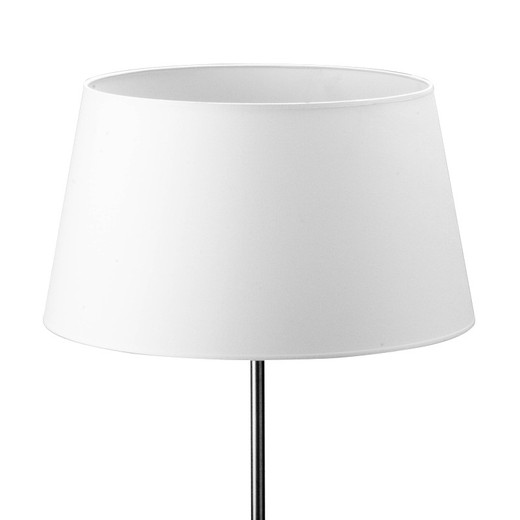 Lampenschirm aus weißer Baumwolle, 50x40x28cm