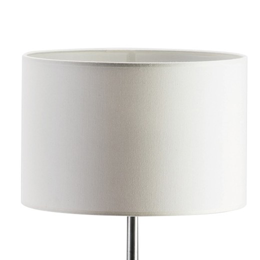 Lampenschirm aus weißer Baumwolle, Ø40x24cm