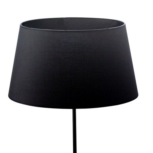 Black Cotton Lampshade, 50x40x28 cm
