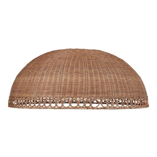 Rattan and metal shade in natural, Ø 100 x 40 cm | samoa