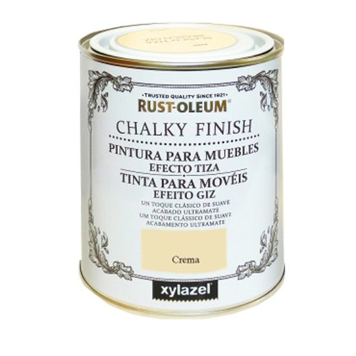 CHALKY FINISH Xyylazel Cream Peinture 750ml.