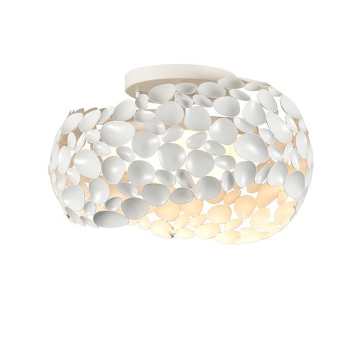 Narisa White Metal 5-lys loftslampe, Ø47x30cm