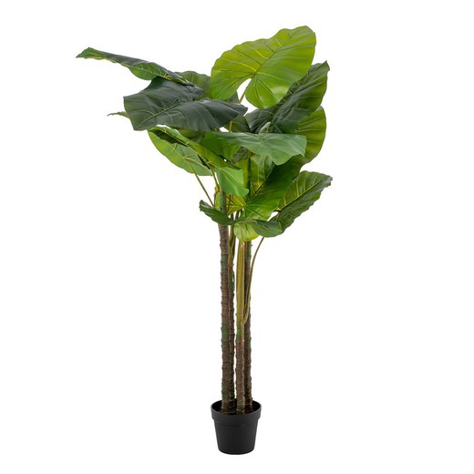 Kunstig grøn filodendron plante, Ø45x155cm