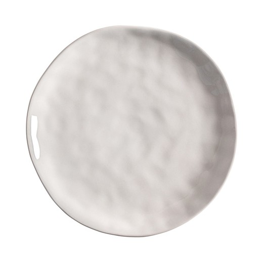 Assiette en porcelaine blanche, Ø20x2cm