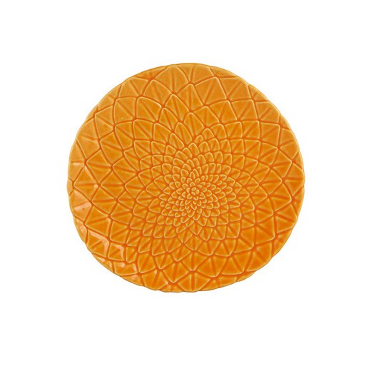 Earthenware dessert plate in orange, Ø 23.5 x 2.2 cm | Amazon