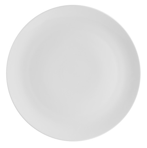 Prato de apresentação em porcelana branca, Ø 32,8 x 2,6 cm | Broadway Branco