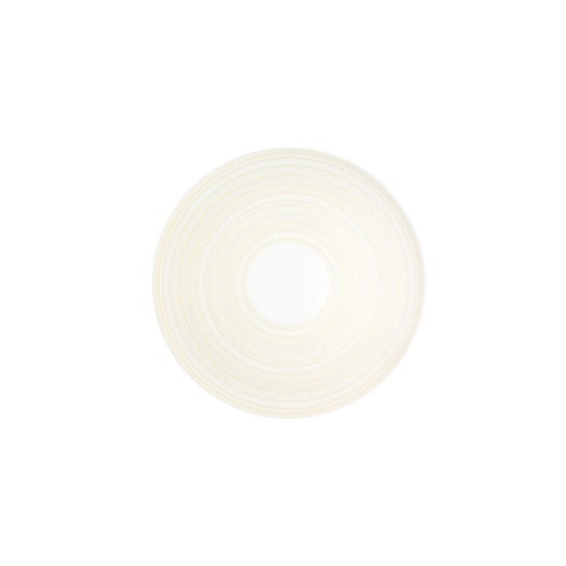 Plato de presentación de porcelana en marfil, Ø 33,7 x 1,6 cm | Ivory