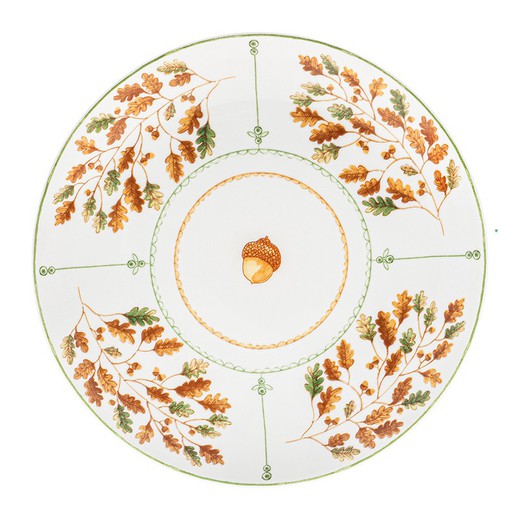 Deep porcelain plate in white, 19.4 x 19.4 x 3.9 cm | Gudrum