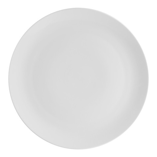 Prato fundo de porcelana branca, Ø 19,4 x 3,9 cm | Broadway Branco