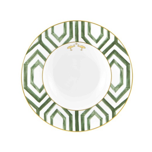 Amazónia porcelain pasta plate, Ø28.1x4 cm