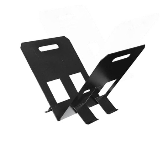 Black iron holder, 38 X 29 x 26 cm | Leggio
