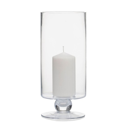 Taylor Glass Candle Holder, Ø13x29.5cm