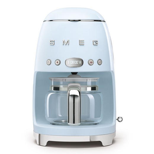 GERENOVEERD TYPE A -SMEG-Drip-koffiezetapparaat-Hemelsblauw filter
