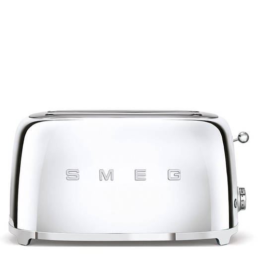 REFURBISHED TYPE A -SMEG-Toaster 4 slices chrome 39.4x20.8x21.5 cm