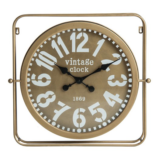 Żelazny zegar ścienny Angon 50x8x54 cm