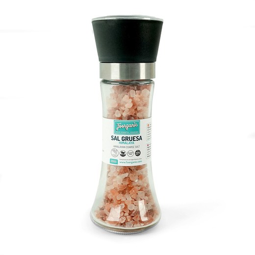 Himalayan coarse salt in grinder, 200 gr